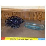Imperial Glass Company and candy dish