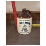 Platte valley corn whisky crock w/cork