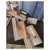 Masonry Trowels and Concrete Floats Group of Nine