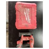Milwaukee M18 Fuel Drill and 18 Gauge Narrow Crown Stapler Kit with Case and M12/M18 Charger