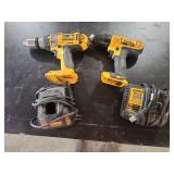 DeWalt Cordless Drills and Battery Chargers Lot of Four