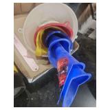Automotive Hand Tools Including Flashlights and Plastic Funnels