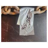 Heavy Duty Link Chain with End Hooks, 20 Foot by 3/8 Inch