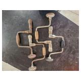 Manual Hand Braces and Corner Bit Braces with Wood and Composite Handles