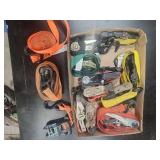 Assorted Ratchet Tie-Down Straps and Cargo Restraints