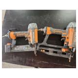 Ridgid Pneumatic Nail Guns, Lot of Two