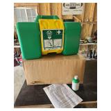 Haws Model 7501 Portable Eyewash Station with Additive Concentrate and Manual