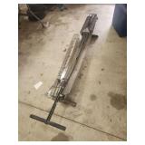 Metal Siding Brake with Dual Springs and Extension Plates