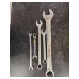 Assorted Metal Combination and Open-End Wrenches