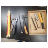 Assorted Hand Tools and Hardware