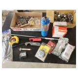 Assorted Hardware, Tools, and WattStopper Occupancy Sensor Components Lot