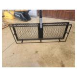 Black Metal Mesh Hitch Cargo Carrier Rack