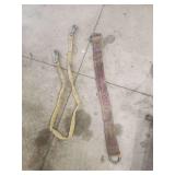 Safety Harness Straps and Lanyards with Metal Hardware