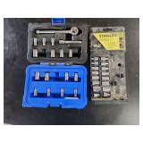 Kobalt and Stanley Mechanics Tool Sets with Cases