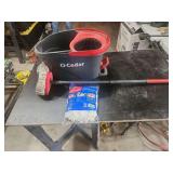 O-Cedar EasyWring Spin Mop Bucket System and Extendable Handle with Microfiber Refill
