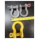 Industrial Rigging Anchor Shackles Group of Three