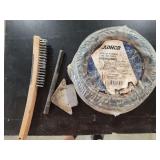 Radnor Pre-Cut Flexible Welding Cable, Wire Brush, Metal Rod, and Steel Plate