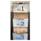 Wall Mounted Mail/Folder Holders