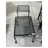 2 Wrought Iron End Stands