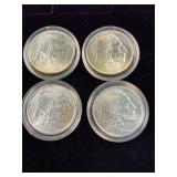 4- Buffalo Silver Round Coins