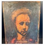 Oil on Board Portrait of a Man