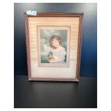 Antique Lithograph Signed Percy Martindale