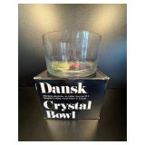 Dansk Crystal Bowl NIB