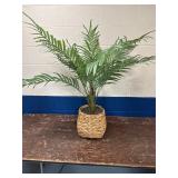 Contemporary Faux Palm Tree