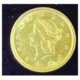 1853 $1 Gold Piece