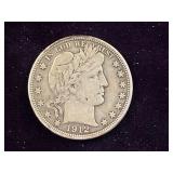 1912 Silver Half Dollar
