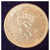 1856 $1 Gold Piece
