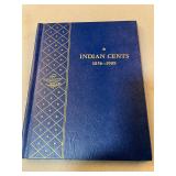 Partially Completed Indian Cents Book
