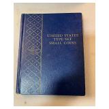 Partial United States Type Set Small Coins Book