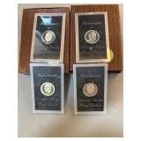8 Eisenhower US Dollars "S" Mint Mark