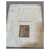 Letter from 1785 w/ Shilling Note