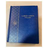 Partially Completed Book of Large Cents 1793-1857