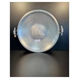 Hammered Aluminum Tray w/ Sailing Ship