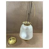 Antique Hanging Victorian Light Fixture