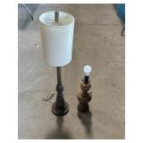 2 Contemporary Decorator Lamps