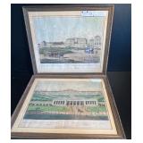 Pair of Prints of Vienna by Schaffer
