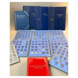Collection of Dimes in Books: Mercury Dimes, etc.