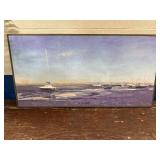 Contemporary Oil on Canvas 25" X 50"