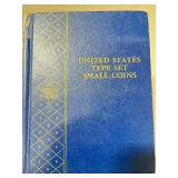 Partial United States Type Set Small Coins Book