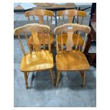 4 Maple Dining Chairs