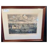 Lithograph of Baltimore by Edward Weber & Co.