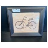 Decorator Print of a Bicycle