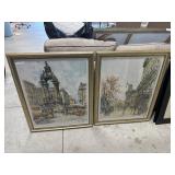 Pair of Contemporary European Scenes