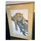 Print of a Leopard signed Eric Tenney
