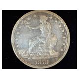 1878 US Trade Silver Dollar