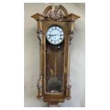 Antique Vienna Style Regulator Wall Clock